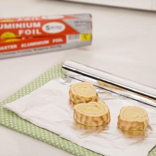1Pc 5M Wrap Aluminum Metal Tin Foil Paper Food Pack Cook Baking BBQ Grill