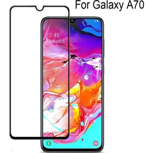 2PCS 9D Full Curved Screen Protector For Samsung Galaxy A70 a70 Full Cover Tempered Glass GalaxyA70 a 70 Protective Flim