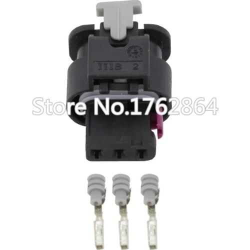 3 Pin Female Waterproof Auto Wire Connector Sealed Plastic Car Housing Plug With TerminalsAnd Seals DJ7033A-1.2-21 3P