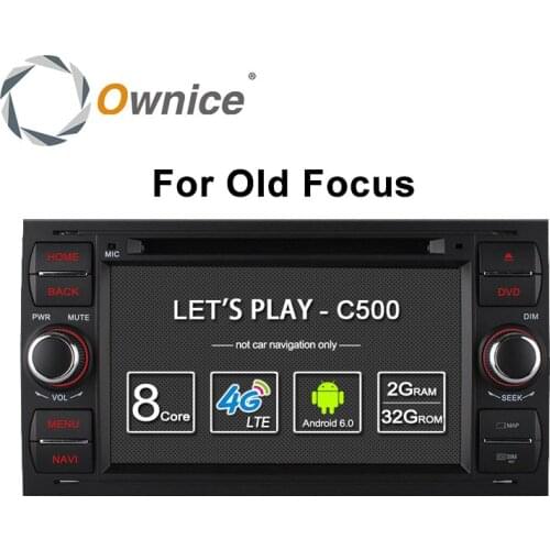 Ownice C500 Android 6.0 Octa 8 Core In Dash Car DVD Player For Ford Mondeo Focus Transit C-MAX GPS Navi Radio Support 4G LTE
