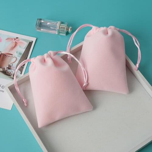 Velvet Drawstring Bag Personalized Pouches for Jewelry Small Wedding Favors Gift Can Custom Jewelry Bags Packaging with Logo
