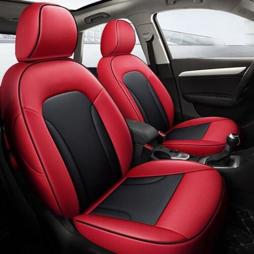 Custom car Seat Covers leather for auto AUDI Q3 Car Seat Covers for Cars auto products auto accessories car styling car sticker
