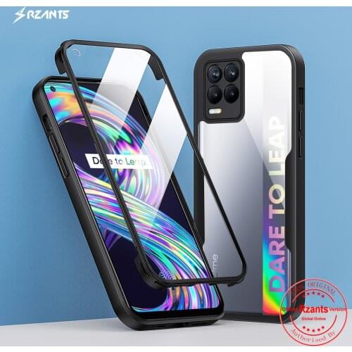 For OPPO Realme 8 Realme 8 Pro Case [360 Bettle] Full Protection Cover Soft Transparent Shockproof Phone Casing