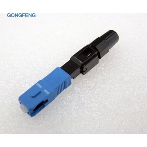 GONGFENG 10PCS New FTTH Embedded SC UPC Optical Fiber Fast Connector Rapid Cold Quick Splice Cable Telecom Wholesale