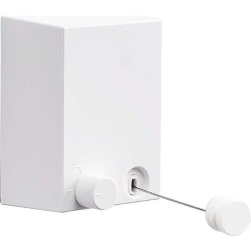 Creative Outdoor Clothes rack Indoor Retractable Clothesline Rope Telescopic Stainless String Laundry Hangers Wall Drying Rack