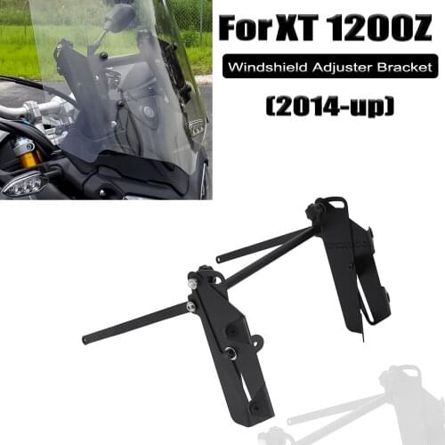 For yamaha super tenere xt1200z xtz1200 2014-up Motorcycle Windshield Adjuster Bracket Adjustable Front Deflector Support