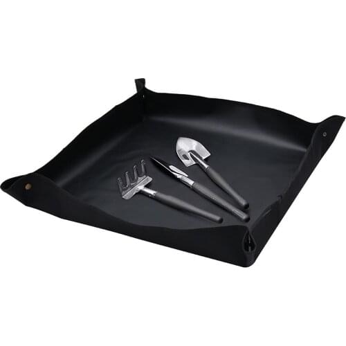 Reusable Plant Change Thicken Pad Waterproof Basin Land Cushion Square Gardening Mix Soil Lock Design Mat Flower Pot Cushion Mat