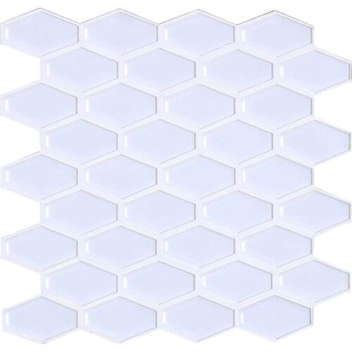 Wall Sticker Brick 2.0 New Tile Waterproof Imitation Metal Ling Shape Effect Wallpaper For Living Room Kitchen TV Backdrop Decor