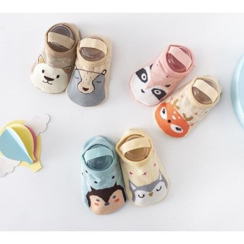 MAYA STEPAN 1 Pair Spring Autumn Baby Socks Boys Girls Kids Children Cotton Skid Cartoon Infant Newborn Anti Slip Winter Sock