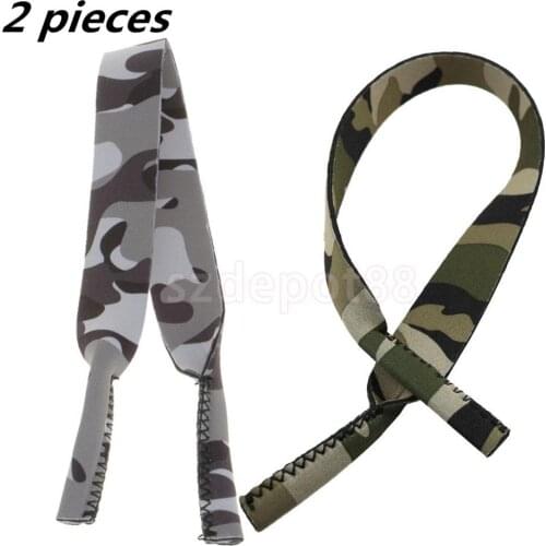 2 pieces Camo Pattern Eyeglasses Lanyard Neck Cord Sunglasses Strap Band Sports Glasses Cord Eyewear Strap Eyeglass Chain