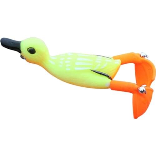 Baby Duck Bait Sharp Blood Tank Soft Bomb Bait Outdoor Floating Fishing Lures Double Hooks Fake Bionic Ray Artificial Lures