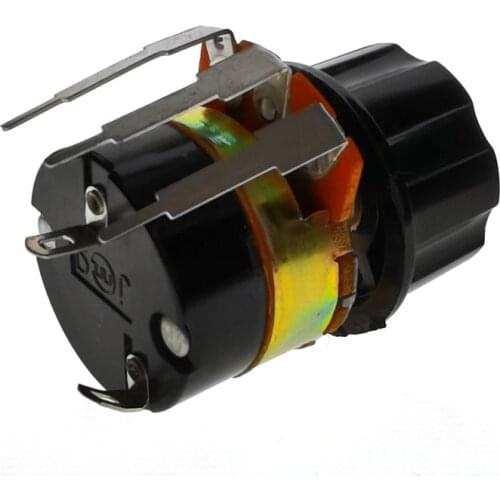 1PCS WH138 Hot New WH138-1 20MM B500K Adjustable Resistance Speed Regulator With Switch Potentiometer 500K