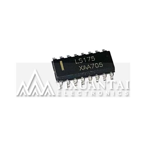 10PCS/lot SN74LS175DR 74LS175DR 74LS175 16-SOIC IC Chip New original
