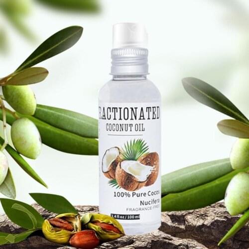 100% Natural Pure Coconut Oil Organic Extra Virgin Essential Coconut Skin Best Hair Oil Press Coconut Oil Cold Care Oil N5G6