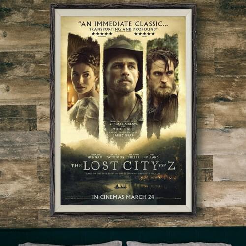 194 The Lost City of Z Clasic Movie Wall Silk Cloth Poster Art Decoration Gift