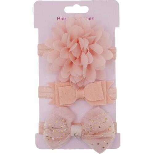 3pcs/lot Baby Girl Headband for Newborn Babies Hair Band Elastic Accessories Cotton BowKnot Headwear Hair Accessories 64 Styles