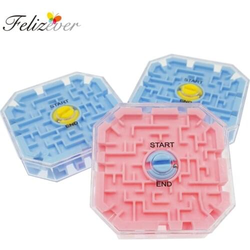 6PCS ball in a maze puzzle Game Challenge for Children Birthday Christmas Gag Gifts Party Favors Gift Toys