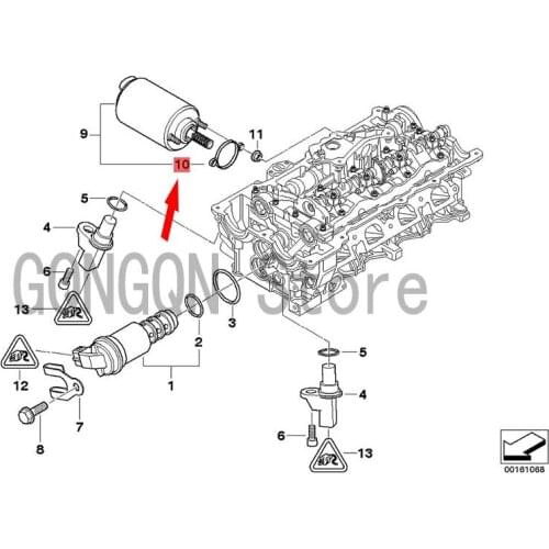 CAR motor gasket gasket bm wE46 318CI N42 E46 318CI N46 E46 316I N42 generator solenoid valve camshaft intake and exhaust sensor