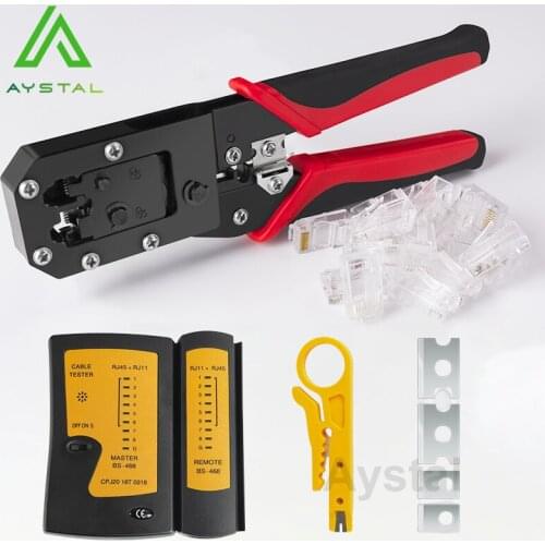 Free Shipping RJ45 Crimping Tool Ethernet Network LAN Cable Crimper Cutter Stripper Plier Modular 8P RJ45 and 6P RJ12 RJ11
