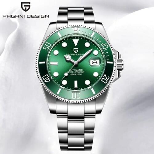 PAGANI DESIGN Mens Watches Luxury Brand New Automatic Watch Men Waterproof Business Sport Stainless Steel Mechanical Wristwatch