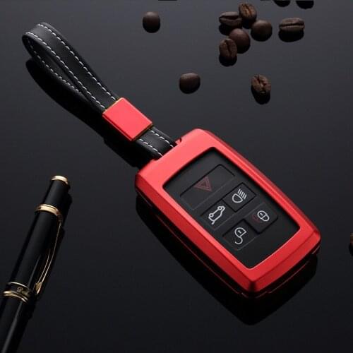 Car key case cover key chain fob holder for Land rover Range Rover Evoque Freelander Discovery Sport for Jaguar