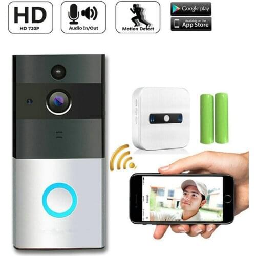 Door for Video WiFi remote door wireless doorbell High quality safety smart digital LCD display with camera PIR doorbell
