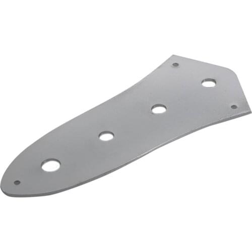 Jazz Bass Control Plate - 4-Hole - Metal