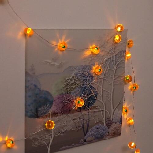 Halloween String light 3M Pumpkin LED String Lights Home Christmas Halloween Party Decoration Pendant