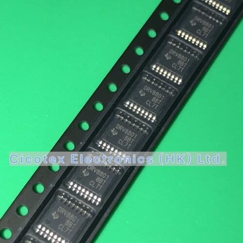 10pcs/lot DRV8801PWPR TSSOP16 DRV8801 PWPR IC MTR DRV BIPOLR 8-38V 16HTSSOP DRV8801PWPG4