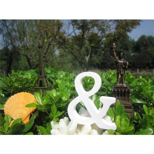 12cm Childs name Artificial Wood Letters Number White Number Birthday Home wedding decoration Artificial Wooden Letters