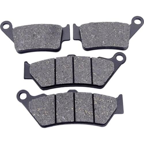 Motorcycle Front Rear Brake Low Noice Motobike Rear Brake Pads Kit For BMW G650GS (2009-2016) G650 GS G 650 GS