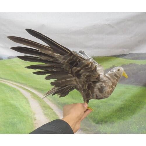 Creative simulation wings pigeons toy polyethylene & furs gray dove doll gift about 50x30cm 1724
