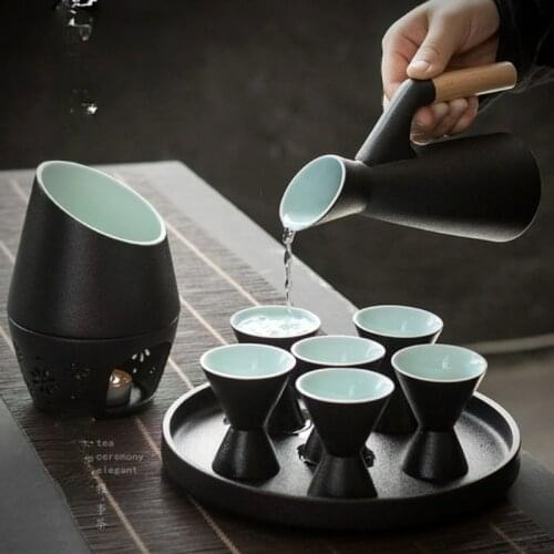 Mini Japanese Wine Equipment Modern Mens Gift Set Luxury Personalized Sake Cups Set Design Barek Na Alkohol Bar Wine Set BS50WC