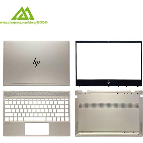 New Original For HP ENVY X360 13-AH TPN-W136 Laptop LCD Back Cover/LCD Front Bezel/Palmrest/Bottom Case Top Case L24167-001 Gold