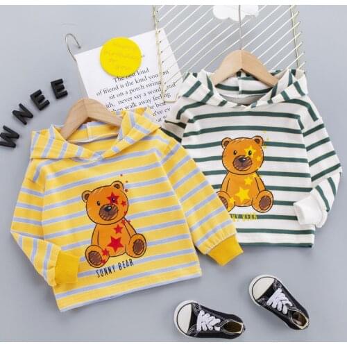 New Spring Brand Baby Girls Boys T-shirts Kids Spring Clothes Hoodies T-shirt Rabbit Print Clothing Costume Long Sleeve Tops Tee