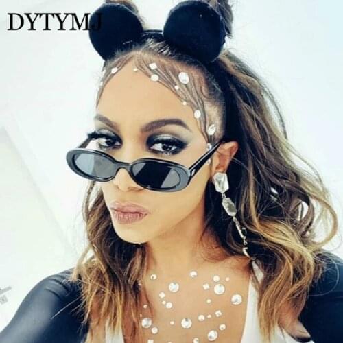 DYTYMJ 2021 Round Sunglasses Women Vintage Oval Small Frame Sun Glasses Women Pink Shades for Female Retro Gafas De Sol Hombre