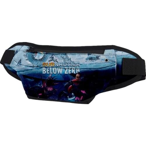 Subnautica Below Zero 3D Merch waist bag chest bag tide brand messenger student shoulder bag mobile phone small bag waterproof