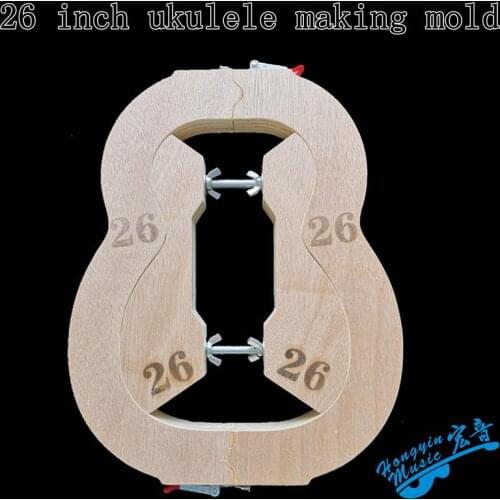 26 inch ukulele production assembly inside and outside mold Guitar sound barrel dovetail inlay material accessories tool