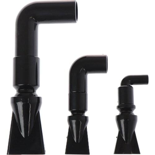1PC S/M/L Size Black Aquarium Tank Pump Duckbill Water Outlet Nozzle Duckbilled Return Pipe Fitting