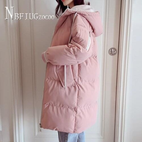 Women Parkas Winter New Korean Loose Thick Hipster Female Overcoat