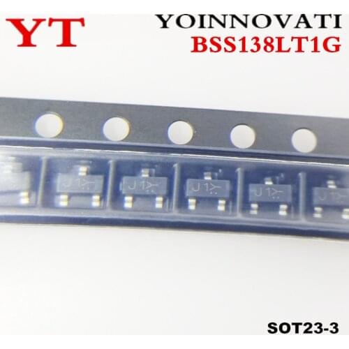 100PCS BSS138 BSS138LT1G SOT-23 Power MOSFET 200 mA 50 V N-CHANNEL Best quality
