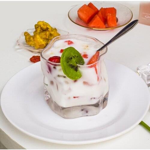 250 Ml Creative Wine Cup Wrinkle Whisky Glass Beer Milk Juice Brandy Cocktail Bar Party House Drinkware