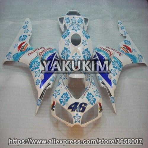ABS Plastics Injection Fairing Kit For Honda CBR1000RR 2006 2007 Motocycle Badywork Cowling CBR 1000RR 06 07 Customize Cover