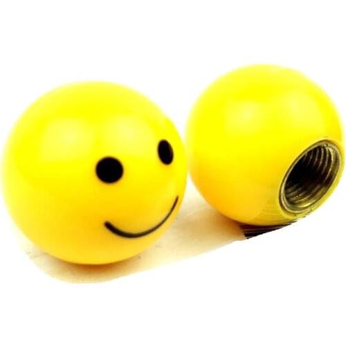 ABS Smile Face Pattern Car Wheel Tire Tyre Air Dust Valve Caps