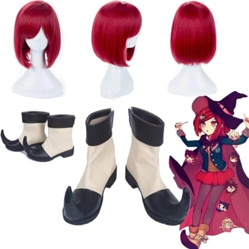 Anime Danganronpa V3: Killing Harmony Himiko Yumeno Cosplay Shoes Boots Himiko Yumeno Wig Halloween Carnival Party Cosplay Acces
