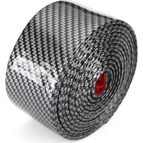 Car Sticker Carbon Fiber Auto Anti Scratch Door Sill Protector Goods Mirror Trunk Cargo Bumpers Guard For Audi BMW KIA Mercedes