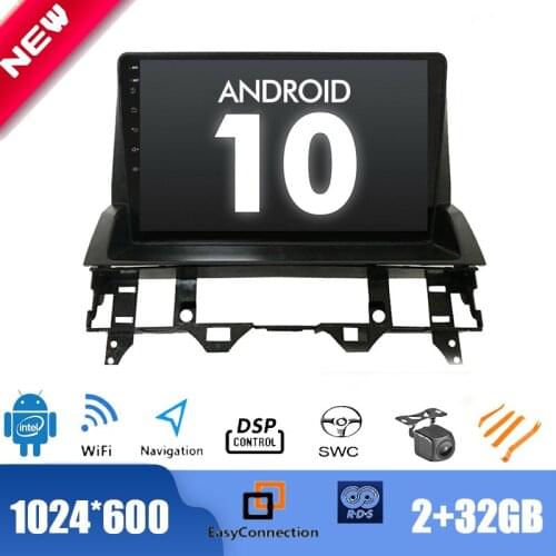 10.1" Android 10.0 Radio for Mazda 6 2002~2009 Car Multimedia Player GPS Stereo DSP 2.5D IPS WIFI Bluetooth TPMS
