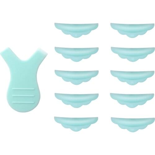 5Pairs Eyelashes Perming Rods Soft Silicone Eyelash Extension Lifting Pad Eye Lash Lift Curlers Curl Shields Pads with Y Brush