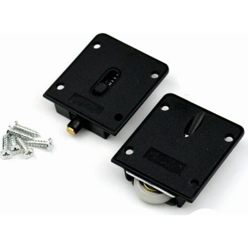 Boutique old wardrobe pulley door wheel sliding door push-pull wheel black plastic cabinet hanger rail door accessories