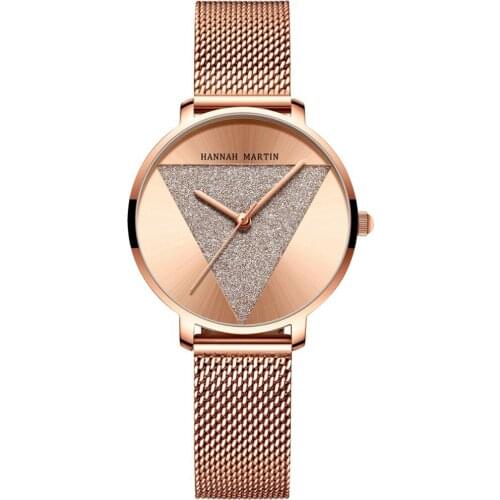 Original Design Women Watches Fashion Japan Quartz Movement Stainless Steel Rose Gold Waterproof Wrist watches relogio feminino